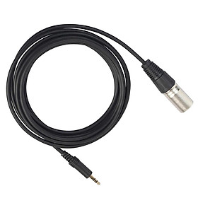 3.5mm Male to XLR Male Microphone Mic Audio Cable for Guitar Amplifier 300cm