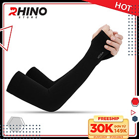 Găng tay xỏ ngón chống nắng Rhino S101, tất tay nam nữ, chống tia UV, chống bụi, Hàng chính hãng