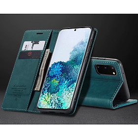 Bao da bò thật dạng ví chính hãng Caseme dành cho SamSung Galaxy S20 FE