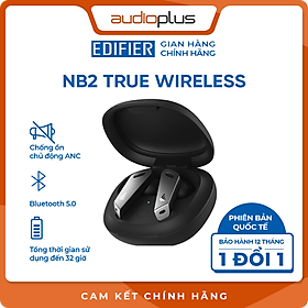 Tai nghe bluetooth true wireless Edifier TWS NB2 ANC Đen (Bản quốc tế) - Hàng chính hãng