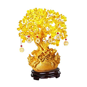 Hình ảnh Chinese New Year Money Tree Potted Ornament Desktop Lucky for Shop Indoor