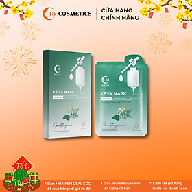 Hộp Mặt Nạ Dừa C13 Cosmetics Tinh Chất Rau Diếp Cá Keva Mask Houttuynia Hỗ