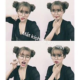 kính teen vintage loại tốt lắp được cận kính mảnh kính ngố