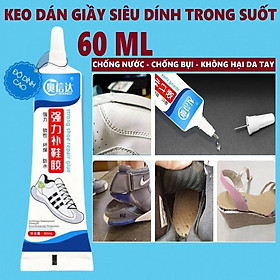 Hình ảnh Keo Dán Giày Thể Thao Siêu Dính Trong Suốt 60ml Dạng Gel Hàng Nội Địa Trung Keo Đa Năng, Không Tổn Thương Da