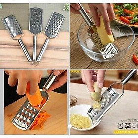 Mua Set 3 Nạo Sợi Rau Củ  Bào Phô Mai Bằng Inox Không Gỉ Siêu Tiện Dụng Cho Cả Gia Đình