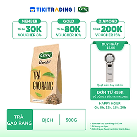 Trà Gạo Rang Cozy Barista Cao Cấp 500g