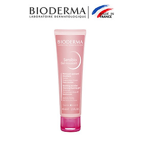 Gel rửa mặt tạo bọt cho da nhạy cảm Bioderma Sensibio Gel Moussant - 45ml