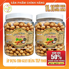 1KG ĐẬU PHỘNG CỐT DỪA SẤY GIÒN - 2 HŨ