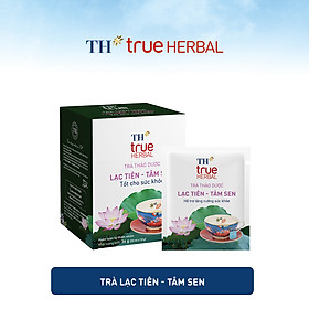 Bộ 2 hộp Trà Lạc tiên – Tâm sen & Trà Tía tô – Gừng TH True Herbal (40 gói)