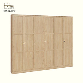 Mua HAPPY FURNITURE   MATTA - Kệ sách 6 tầng 6 cánh mở  KSA_066   240cm x 28cm x 200cm DxRxC
