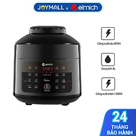 Mua Nồi chiên không dầu 4L Elmich AFE-1808  Hàng chính hãng  kết hợp áp suất đa năng  điều khiển điện tử đơn giản-JoyMall