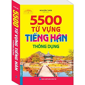 Hình ảnh Sách - 5500 từ vựng tiếng Hàn thông dụng