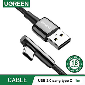 Mua Cáp sạc USB 2.0 sang type C UGREEN US317 sạc nhanh 40W hỗ trợ sạc nhanh Huawei chống mòn - Hàng nhập khẩu chính hãng