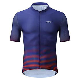Hiserwa 2023 Jersey đi xe đạp mới Sleeve Summer Men Men MTB Road Xe đạp Thể thao Đạp xe quần áo xe đạp thoáng khí Color: Hsw 1006 Size: XXL