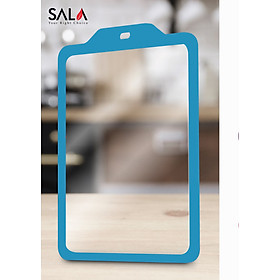 Mua Thớt kính cường lực Sala Lux 2 mặt - Thớt băm chặt gà thái thịt viền silicon chống trơn trượt  không nấm mốc