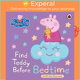Hình ảnh Sách - Peppa Pig: Find Teddy Before Bedtime : A lift-the-flap book by Peppa Pig (UK edition, paperback)