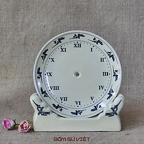 Mua Đồng hồ gốm đường kính 25cm - Gốm Chu Đậu