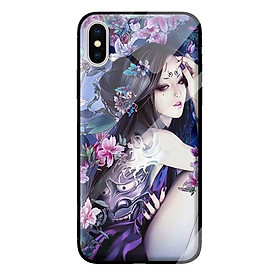 Ốp kính cho iPhone XS CÔ GÁI LX 1 - Hàng chính hãng