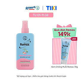 Xịt chống muỗi cho bé từ 6 tháng tuổi hương khuynh diệp Rohto Mentholatum Remos Baby Spray 150ml
