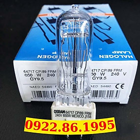 Bóng Đèn 64717 240v650W Gy9.5 Một Đầu Đèn Halogen Sân Khấu Đèn Chiếu Phim Và Truyền Hình có VAT