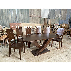 Bàn ghế ăn gỗ sồi cao cấp