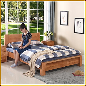 Mua Giường ngủ gỗ sồi nang ngang màu tự nhiên Juno sofa