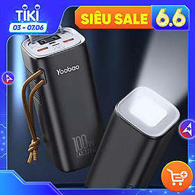 Mua Trạm Sạc Dự Phòng Yoobao EN100 Dung Lượng 20000mAh Tích Hợp Đèn Pin Tiện Dụng Dùng Cho Gia Đình/ Dã Ngoại Hàng nhập khẩu