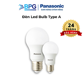 Đèn led bulb panasonic a type công suất 6w/9w/11w/15w ánh sáng trắng, ánh sáng vàng