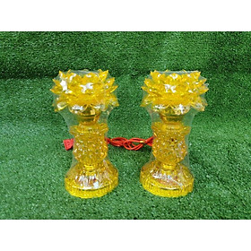 Mua Đèn thờ hoa sen 21 (3 tầng led)