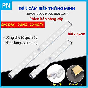 Mua Đèn gắn tủ quần áo sạc pin  đèn cảm biến thông minh 30cm