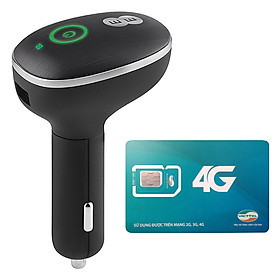 Bộ Phát Wifi 4G Cho Xe Ô Tô Huawei E8377 150Mbps + Sim Viettel 3G/4G 12GB / Tháng - Hàng Chính Hãng