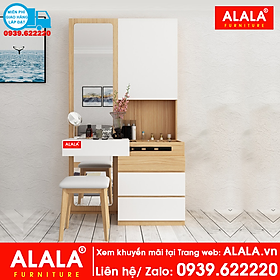 Bàn trang điểm ALALA812 cao cấp + Ghế ngồi - Thương hiệu ALALA