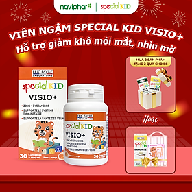 Viên nhai, viên ngậm Special Kid Visio+ Hỗ trợ cho đôi mắt khoẻ mạnh, giảm mỏi mắt, khô mắt