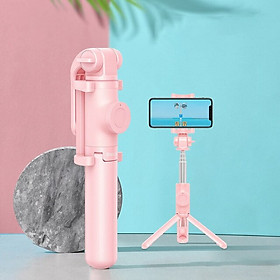 Gậy chụp hình ảnh selfie đa năng 2 in 1 kèm remote bluetooth không dây hiệu Baseus Lovely Bluetooth (nhiều mức thay đổi độ dài, remote không dây, bật 3 chân như tripod, thiết kế thời trang) - Hàng nhập khẩu