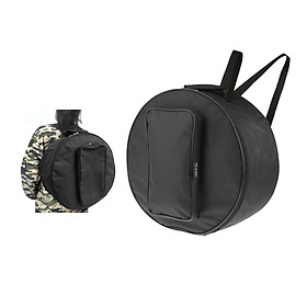 Snare Drum Bag Case Storage Bag with Shoulder Strap Outside Pockets