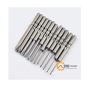 Mua ️ ️Bộ 10 đầu vặn vít 4 cạnh️Trục 5mm - Có từ tính - Thép qua tôi luyện chất lượng cao