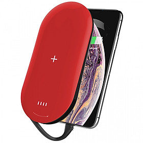 >> SO SÁNH GIÁ PIN APPLE JUICE | Shopee Lazada Sendo Tiki 70 Pin sạc dự phòng không dây Mipow Power Cube X2 5000 mAh Lightning Cable (đạt chuẩn MFI Apple) - Hàng chính hãng