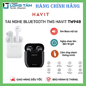 Tai nghe Bluetooth Havit TW 948 - Hàng chính hãng - VAT - giá rẻ