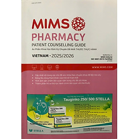 Mims Pharmacy 2025/2026 Ấn phẩm Khoa học Định kỳ chuyên đề Nhà thuốc Thực hành