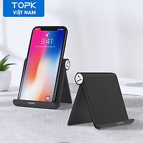 Giá đỡ điện thoại TOPK D08 cho Iphone XS Max XR giá đỡ điện thoại di động có thể gập lại cho Samsung S9 S8 Note 9 Xiaomi - Hàng chính hãng