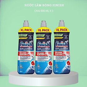 Combo 2 chai nước làm bóng finish 1150ml dùng cho máy rửa bát chén