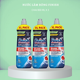 combo 3 chai Nước làm bóng bát finish 800ml dùng cho máy