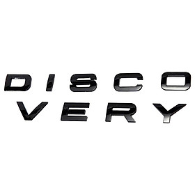 Decal Tem Chữ Discovery 3D Nhựa Abs Dán Trang Trí Ô Tô DC-DISCOABS-D