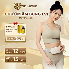 máy Massage bụng kinh, Đai chườm bụng kinh giúp làm ấm, giảm đau bụng kinh nguyệt, làm ấm tử cung cho phái nữ đến kì