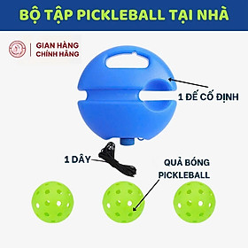 Bộ dụng cụ tập luyện Pickleball bao gồm một bảng đế và một quả bóng Pickleball có dây đàn hồi Giao Mầu Ngẫu Nhiên