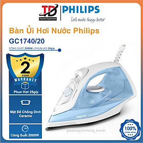 Mua Bàn Ủi Hơi Nước Philips GC1740/20  Công Suất 2000W Phun Hơi Tăng Cường  Hàng Chính Hãng