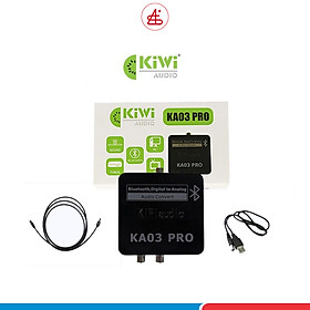 DAC Kiwi KA03Pro, bộ chuyển đổi tín hiệu dành cho dàn âm thanh hỗ trợ Bluetooth, hàng chính hãng 
