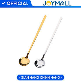 Thìa muỗng cà phê inox thép không gỉ 17cm hai màu vàng bạc sang trọng, tinh tế - JoyMall