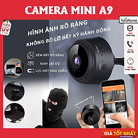 Mua Camera Không Dây A9  Thông Minh  Đa Năng  Sạc Pin - Kết Nối Wifi  Độ Phân Giải HD 1080 - Kết Nối APP Điện Thoại Không Kèm Thẻ Nhớ Hàng Nhập Khẩu