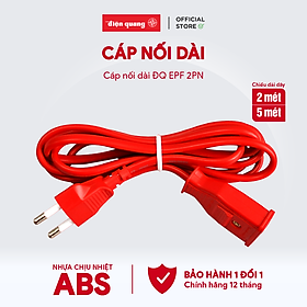 Cáp nối dài Điện Quang ĐQ EPF 2R.2PN dây dài 2m (Giao màu ngẫu nhiên)